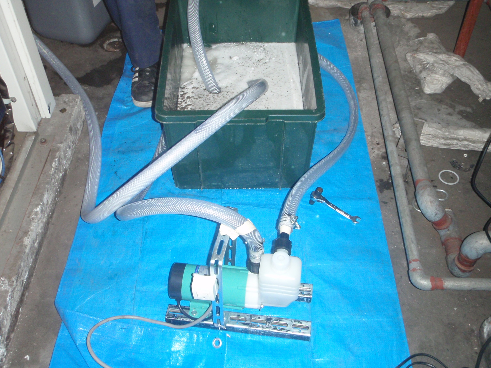 水熱交換器薬品洗浄