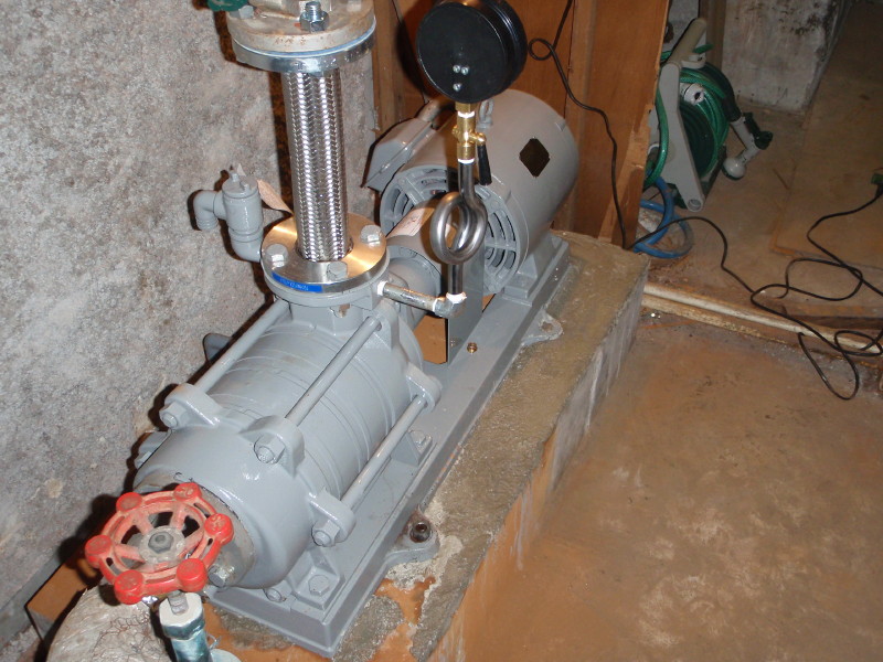 ポンプ交換工事完了