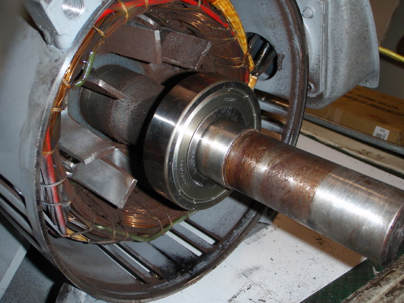 ベアリング交換後